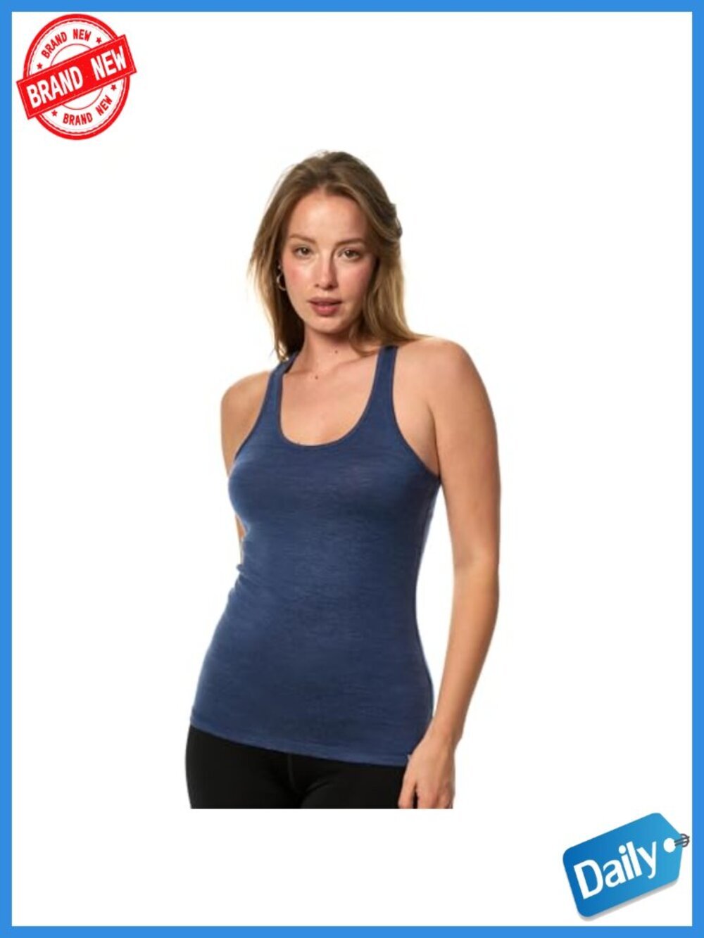 Merino Wool Tank Top Women Active Undershirt Moisture Wicking Breathable
